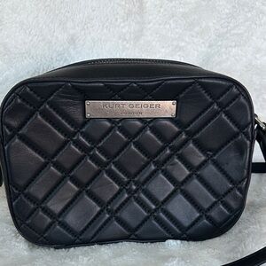 Kurt Geiger Quilted Black Crossbody Bag